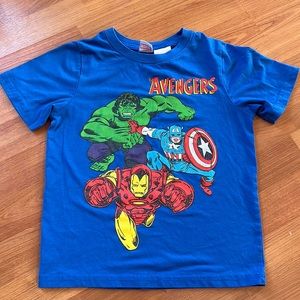 Marvel the Avengers blue size 6 tshirt